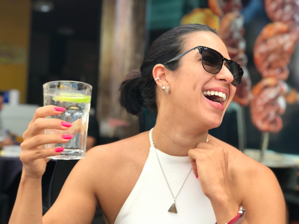 Woman Happy Alcohol Free, Dry January